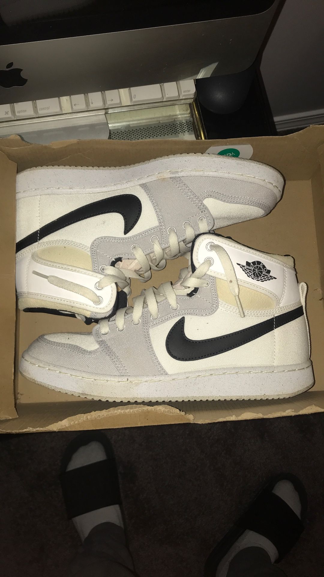 air jordan 1 ko grey fog