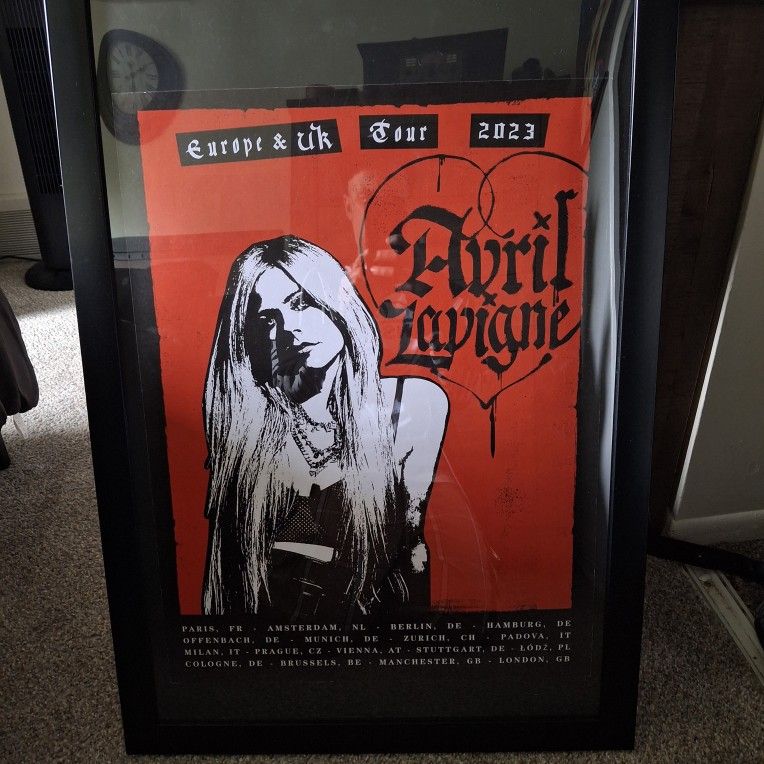 Avril Lavigne poster.