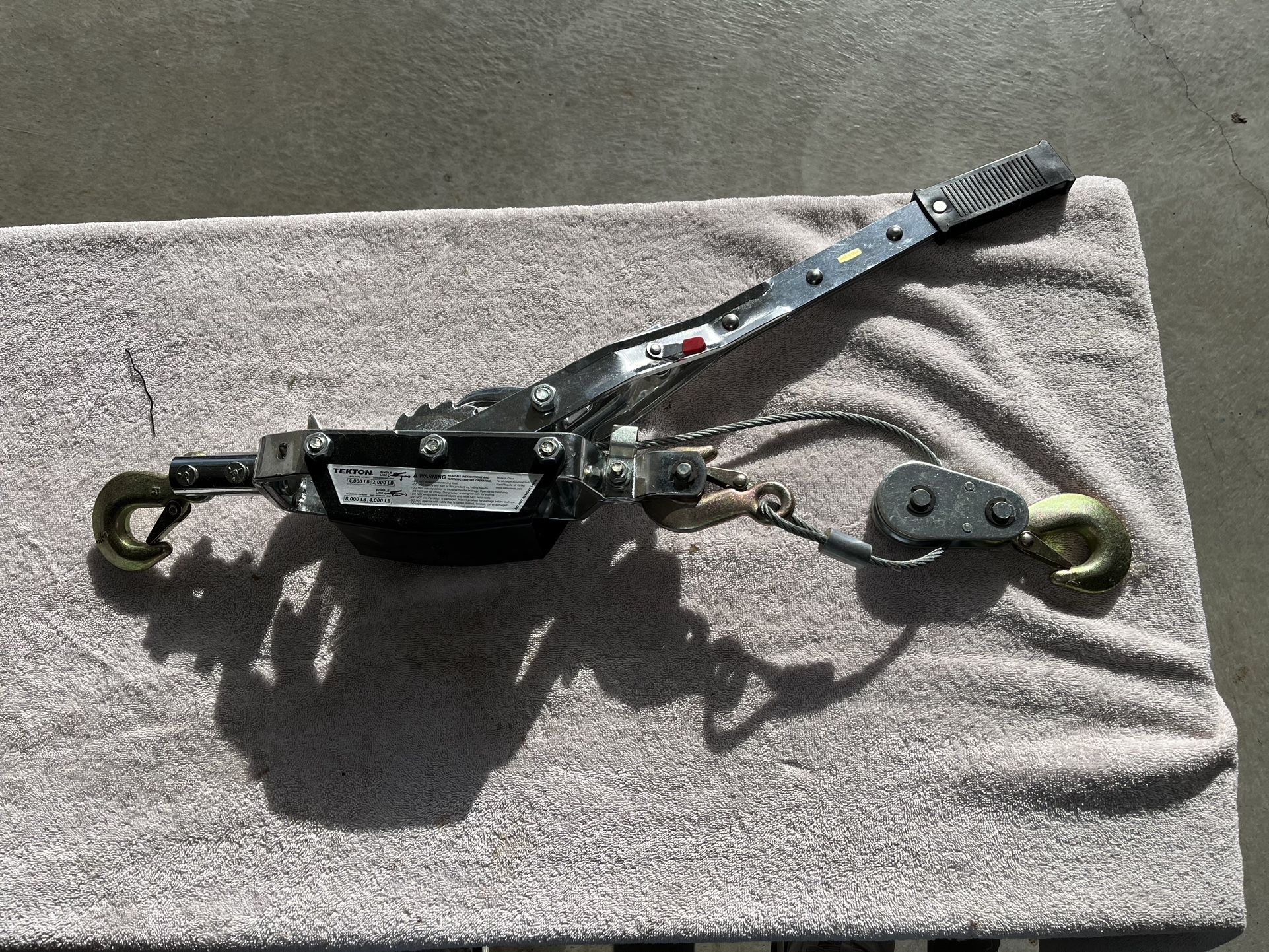 Tekton 4 Ton Dual Gear Power Puller