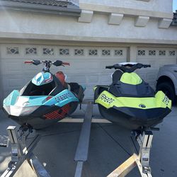 2018 Sea doo Sparks And Trailer