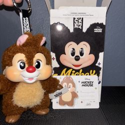 AUTHENTIC Dale Chipmunk Mickey Mouse Family Cute Together Popmart Keychain