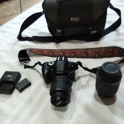 Nikon D5200 With All Attachments Works Great Camera  