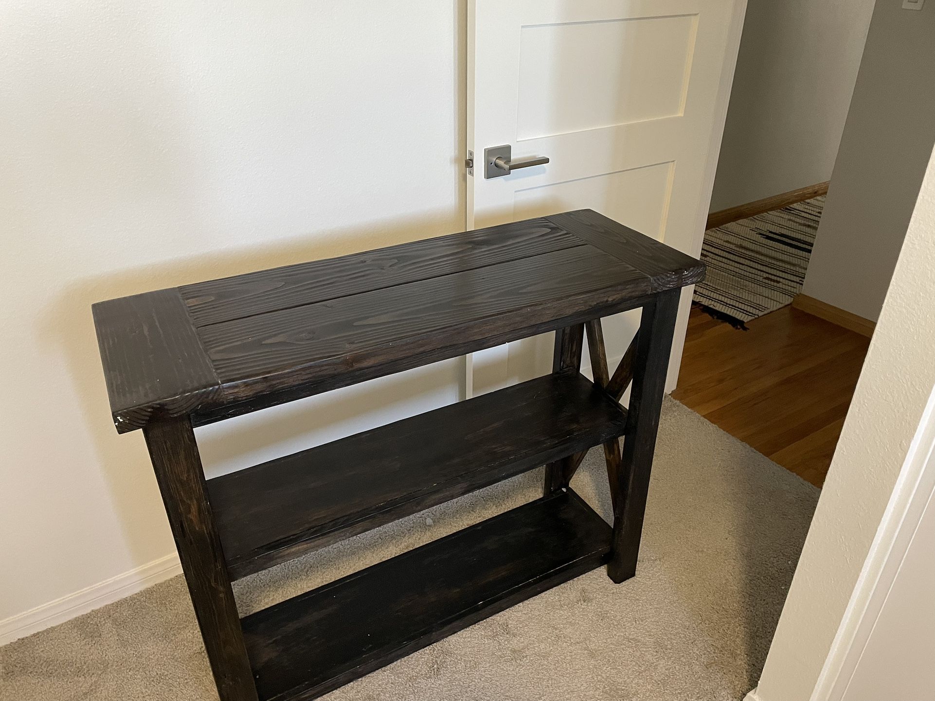 Wood Shelf - Dark brown