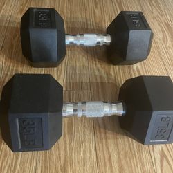 Pesas De 35 Libras     Dumbbells $30 each 