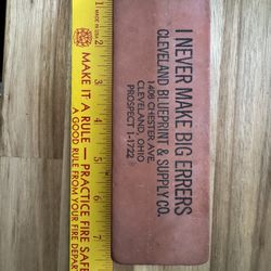 BIG, Very Vintage 1970’s, Novelty ERASER, 7.5