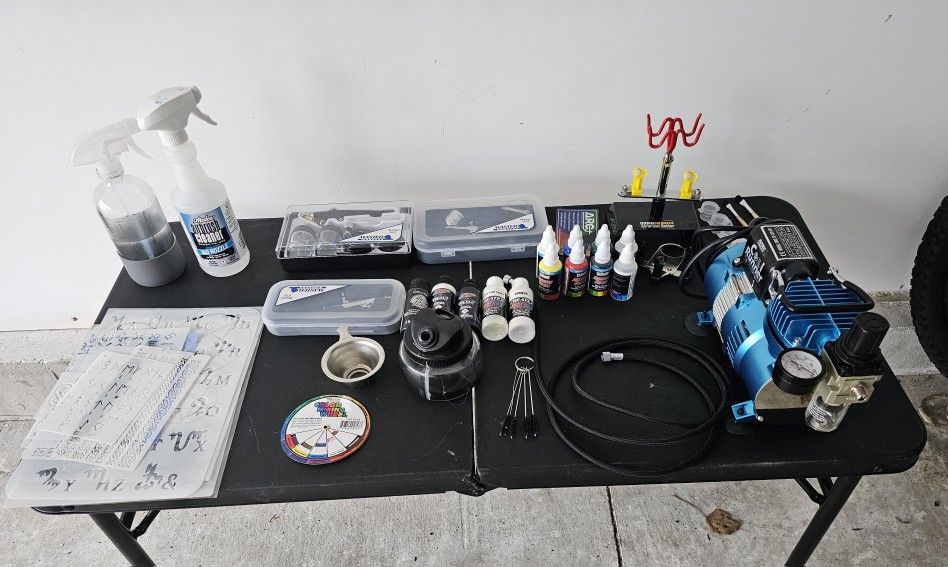 Master Airbrush Cool Runner II Kit w/ 3 Airbrushes – Hardly Used, Professional Setup!