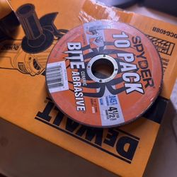 Dewalt Grinder, Battery And Blades 