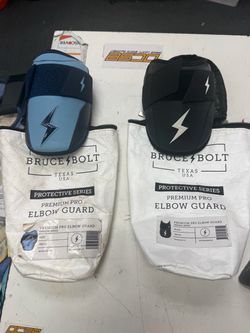 Bruce Bolt Premium Pro Elbow Guards YTH Like New Price is for each