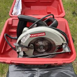 Craftsman 13 Amp 7 1/4 Saw Blade with Case