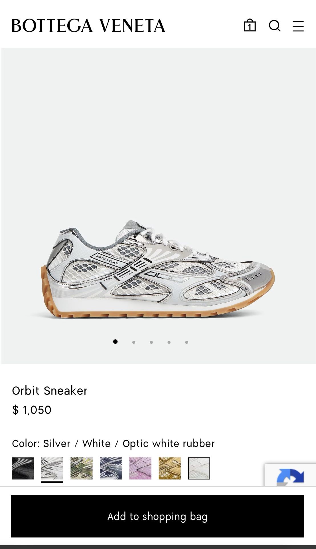 Bottega Veneta Orbit Sneaker