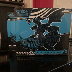 Black Bolt Elite Trainer Box Etb 