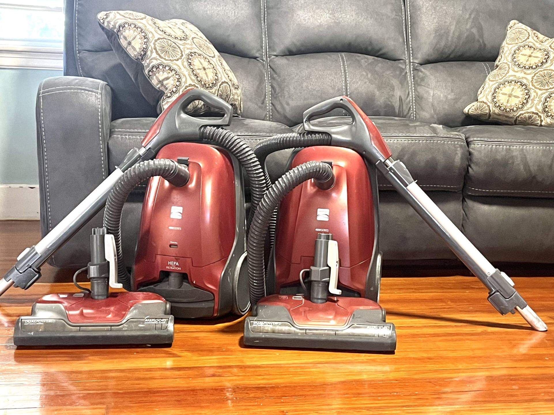 Kenmore 81414 Bagged Canister Vacuum Cleaning Tools, 400 Series + Telescoping Wand, Red