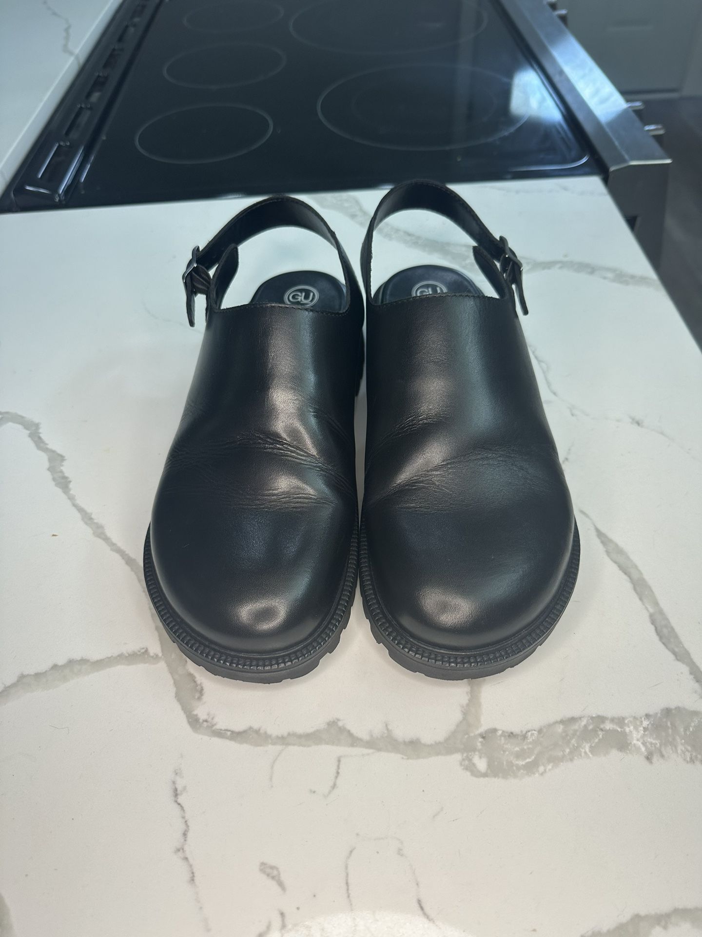 Jun Takahashi Undercover × GU Leather Clog Sandals Black Sz Us 11 Jp 28 Eu 44