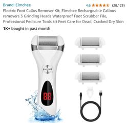Electric foot callus remover, new: