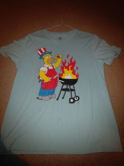 The Simpsons Modern Homer BBQ T-Shirt