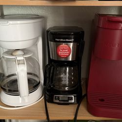 3 Coffee Machines 