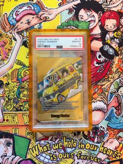 2025 DBS FW SB02 Energy Marker #E-75 Gold PSA 10 Gem Mint