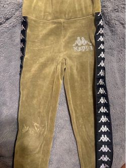 Low rise suede leggings