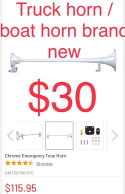 Truck horn / boat horn branc new/ Chrome Emergency Tone Horn