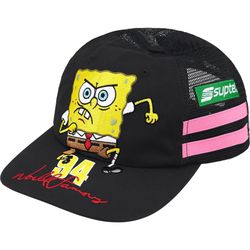 Black Supreme®/SpongeBob SquarePants Jeff Hamilton Mesh Back 6-Panel sold out 