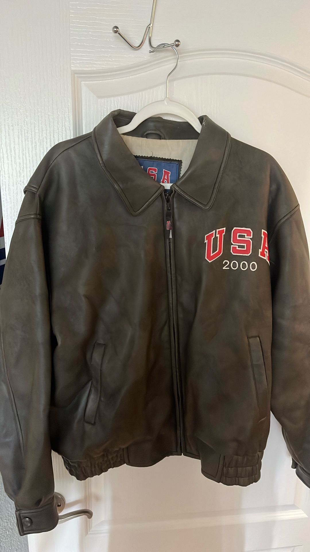 Olympic USA 2000 Leather Jacket