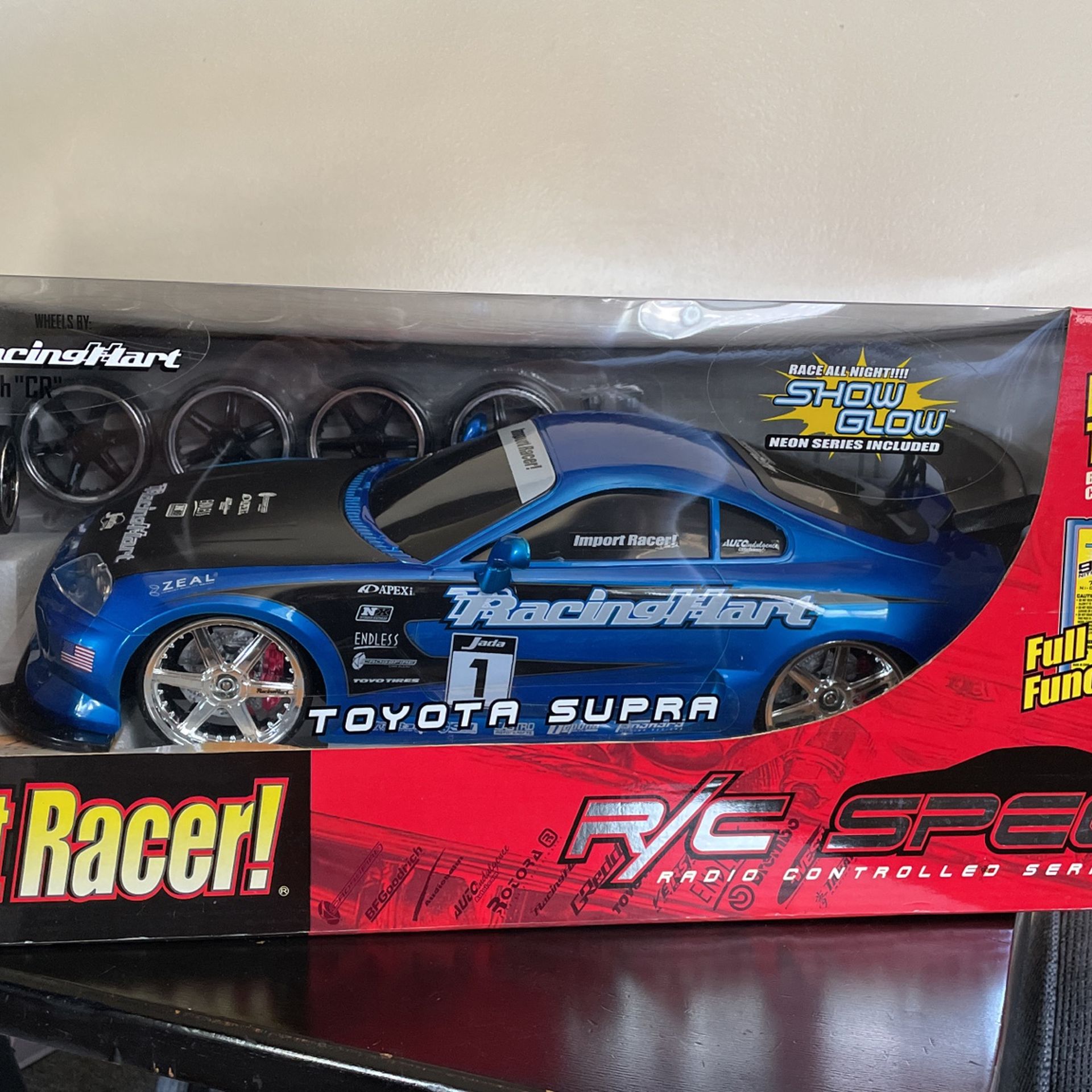 JADA TOYS IMPORT RACER TOYOTA SUPRA 1:10 R/C SPEC 27MHZ