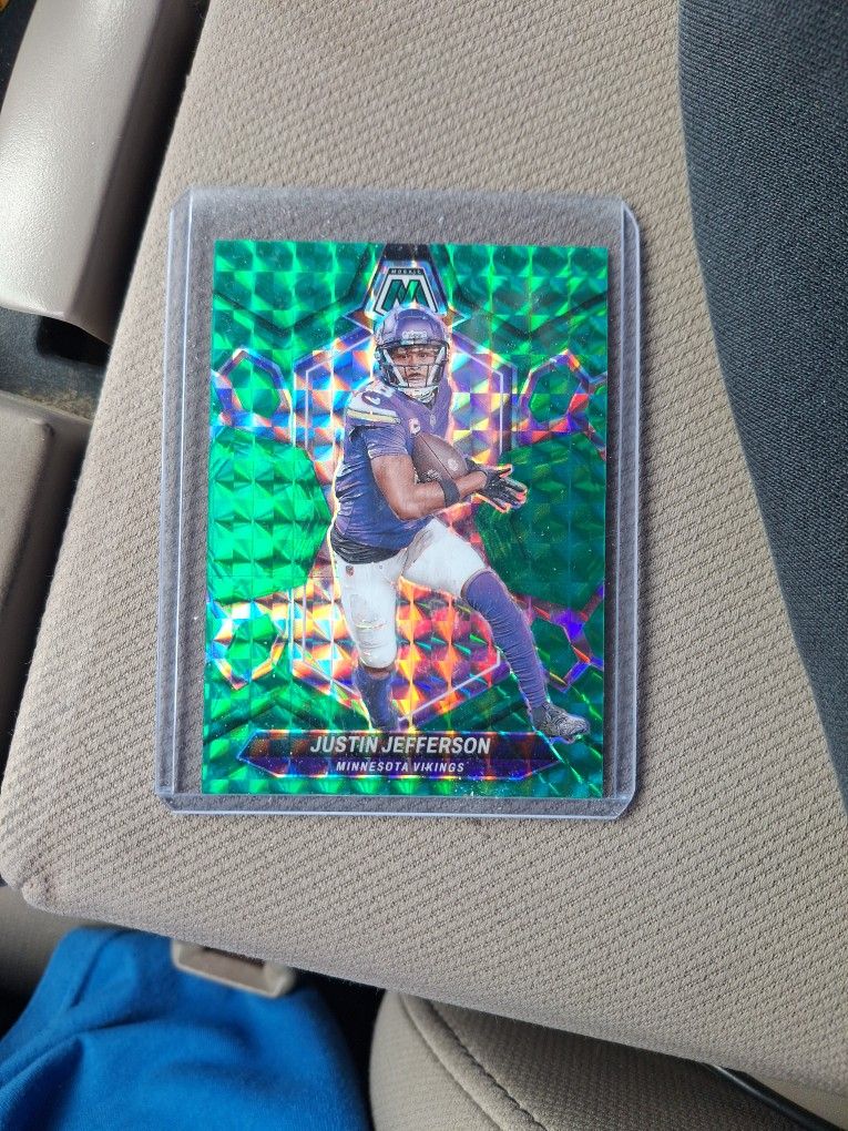 2024 Panini Mosaic - Green Prizm *Justin Jefferson*