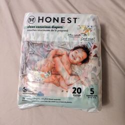 Honest Brand Baby Diapers New Size 5