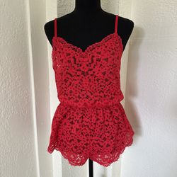 Lace Romper Coverup