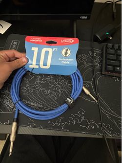 Electric guitar amp cord