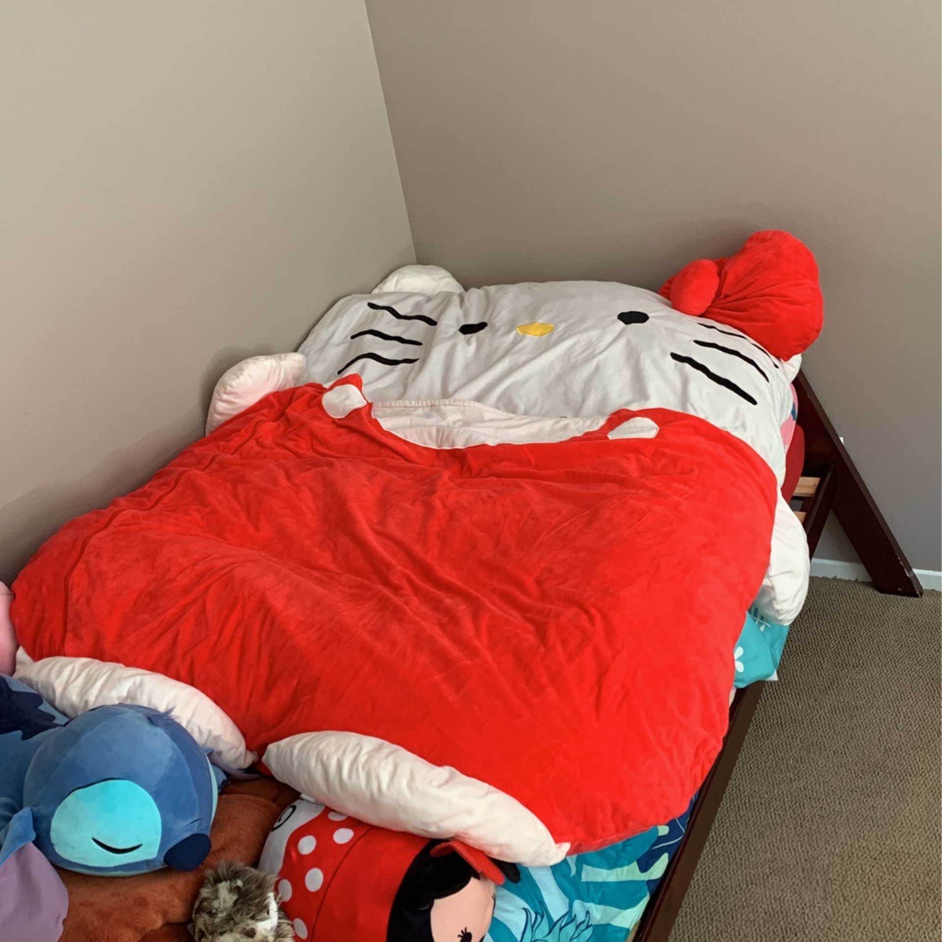 Hello Kitty Floor Bed