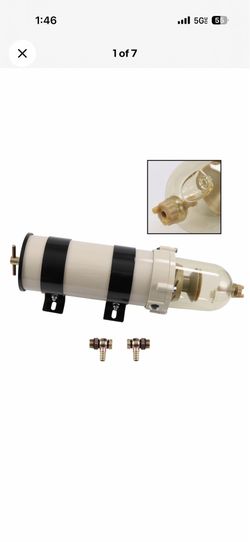1000 SERIES DIESEL FUEL/WATER SEPARATOR FILTER EQUIVALENT TO RACOR 1000FH 180GPH
