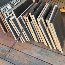3/4” Particleboard  Panels