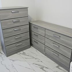 NEW wide DRESSER and NEW tall CHEST👍 Assembled 