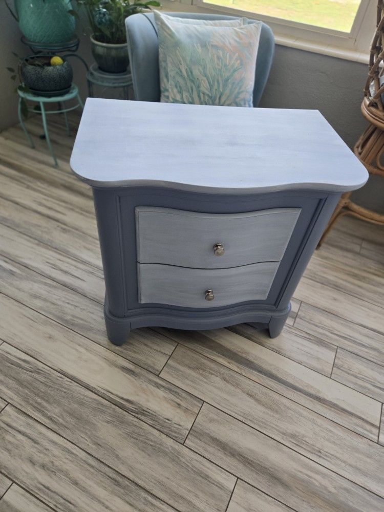 Beautifully Refinished Solid Wood Nightstand