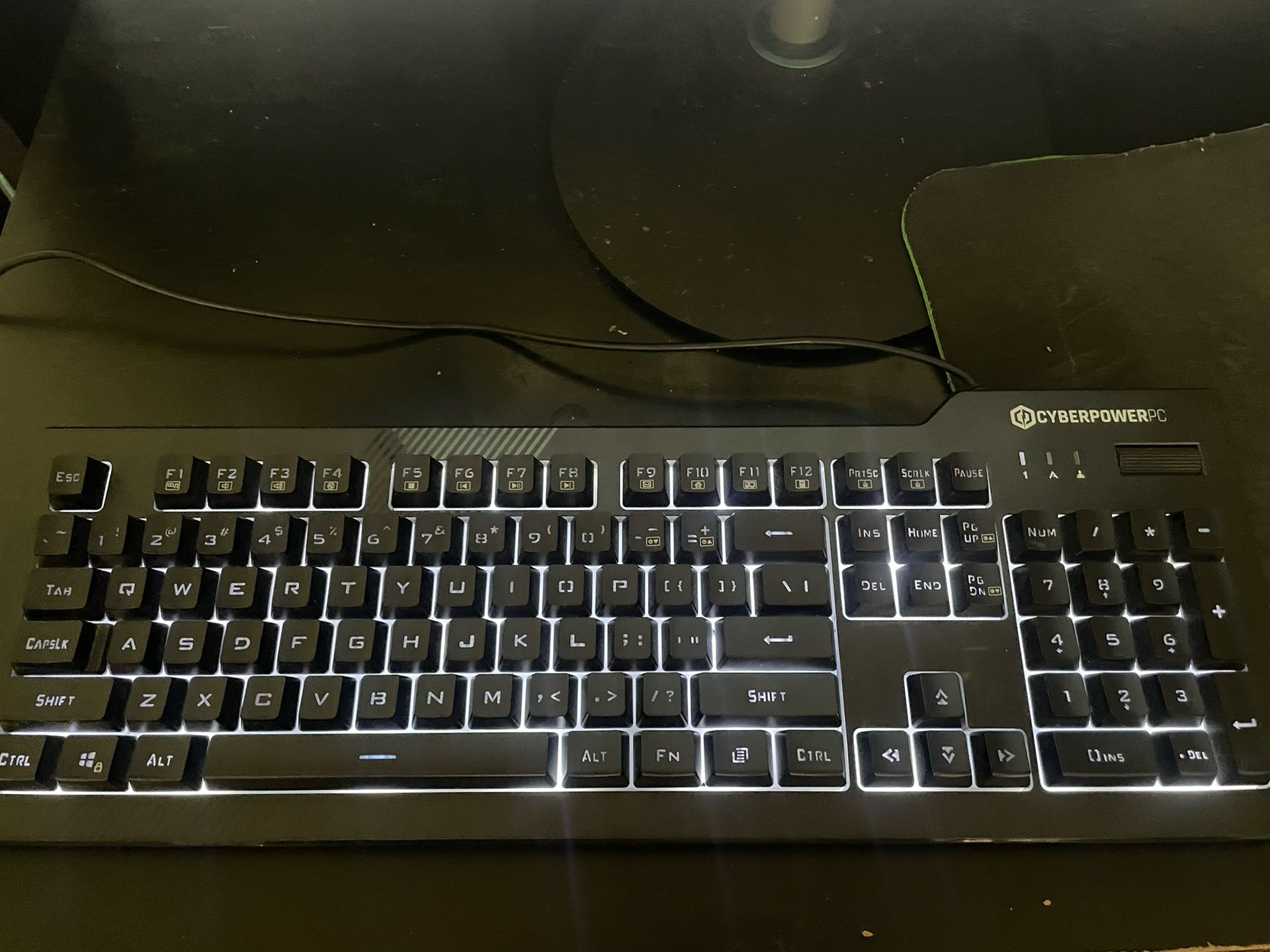 Cyberpower PC Play Ready 01 NOHI LED Wired Gaming Keyboard Black