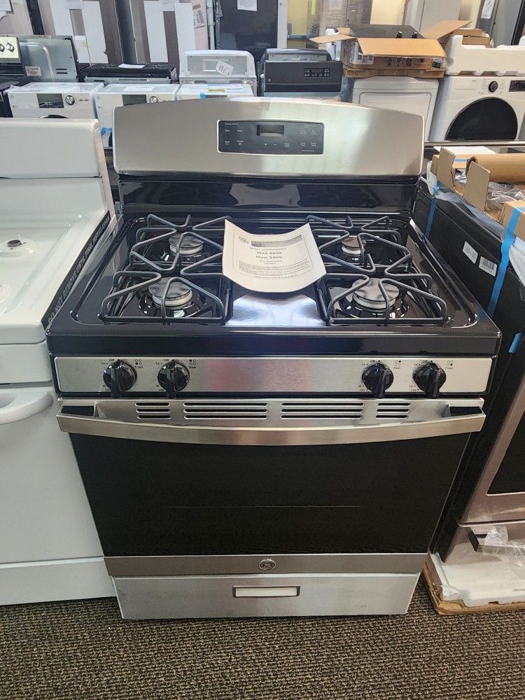 30 in. 4.8 cu.ft. Freestanding, Gas Range in Stainless Steel