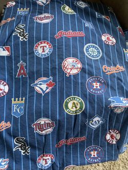 Set of Full size Sheets - Pottery Barn MLB Major League Baseball 