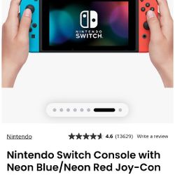 Nintendo Switch Console 