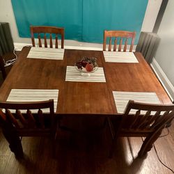 Adjustable Wooden Dining Room Table 49x66x30