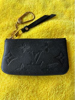 LOUIS VUITTON Pochette Cl Monogram Empreinte Leather BLK