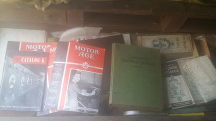 Automotive related books and magazines