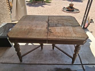 Antique Solid Wood Farmhouse Table - Moving Sale