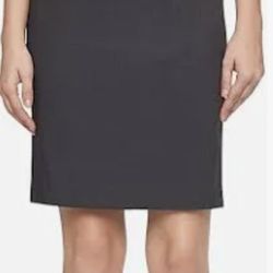  Calvin Klein Fit Solutions Gray Pencil Skirt Sz 6