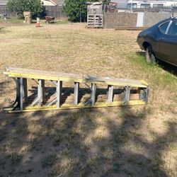 Two 8 Foot Fiberglass Step Ladders
