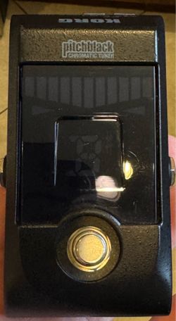 Korg pitch black chromatic tuner