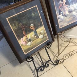 Vintage Wooden Frames Prints 23x18