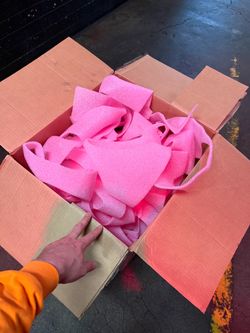 Foam packing material padding