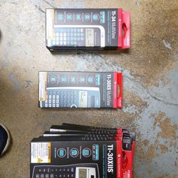 Texas Instruments Calculators Lot Of 9
