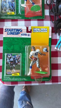 Vintage 1994 Starting Lineup Chris Warren Seahawks Figure